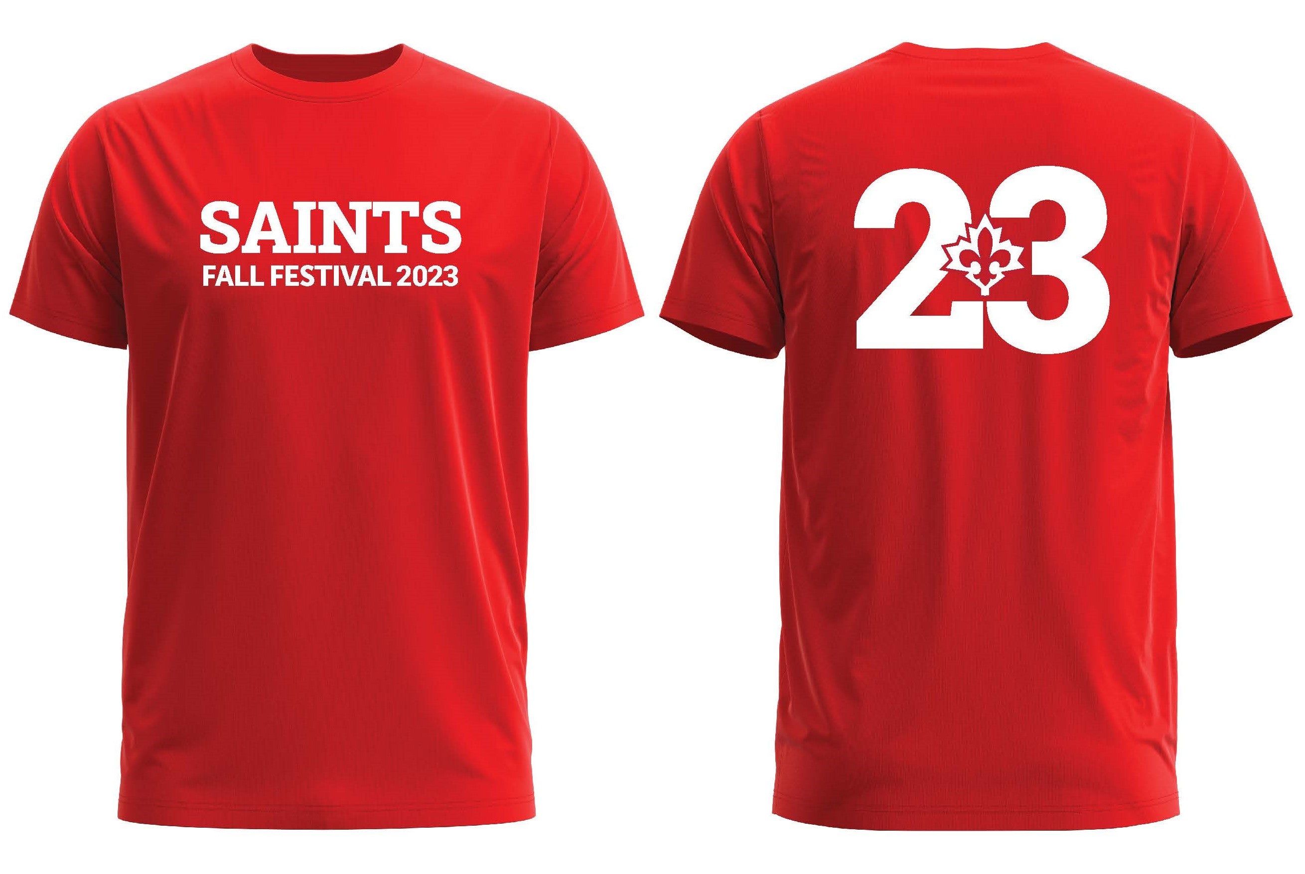 2023 Fall Festival T-Shirt - White Long Sleeve – saintspa