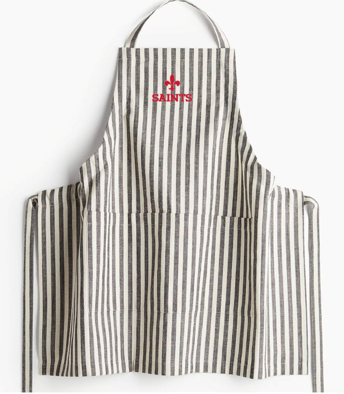 Saints Striped Apron