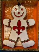 Load image into Gallery viewer, 2025 Saints Gingerbread Man Ornament
