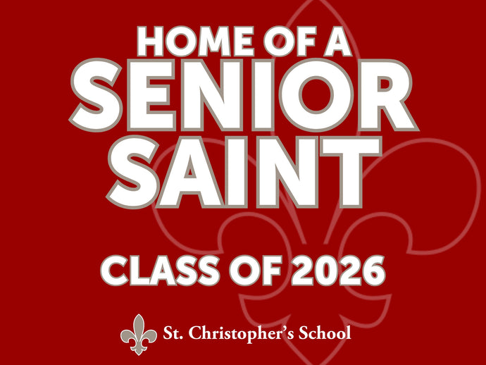 Class of 2026 Senior Saints Yard Sign